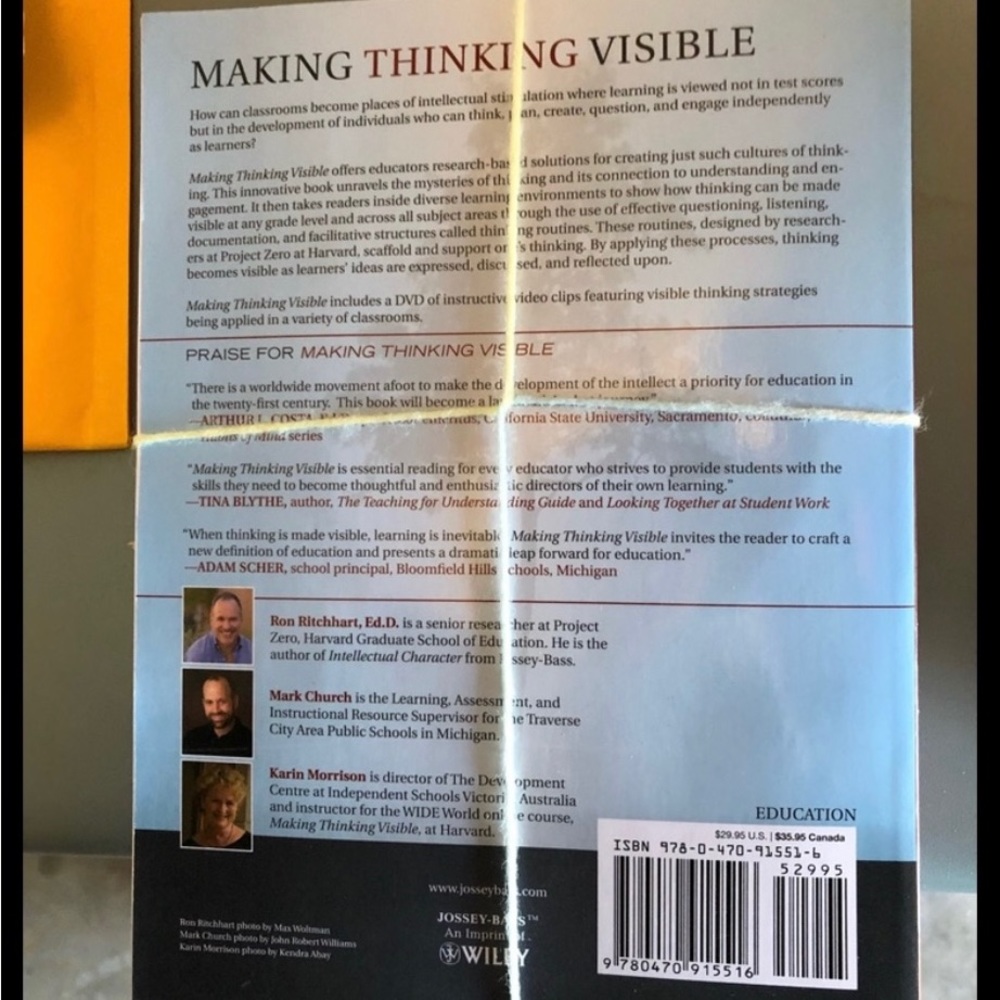 2-Making Thinking Visible-Ron Ritchart  Books - Picture 2 of 2